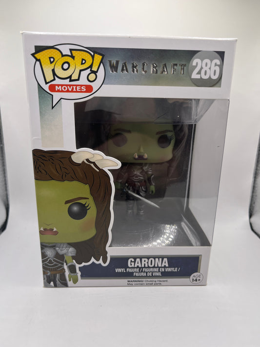 Funko POP! Movies Warcraft Movie Vinyl Figure - "GARONA" #286 +combinedshipping FRENLY BRICKS - Open 7 Days