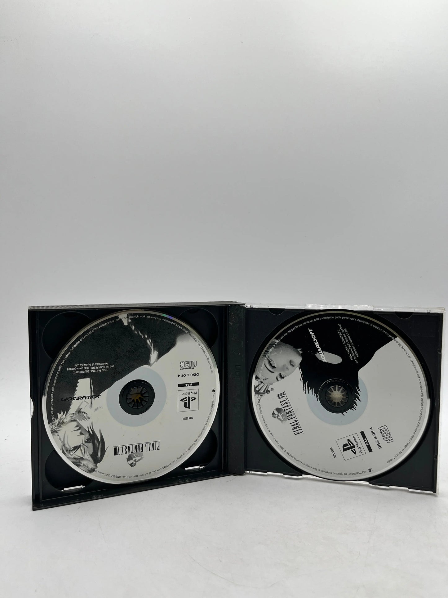 Final Fantasy VIII 8 Sony PlayStation 1 PS1 Video Game PAL 4 Disc Set VGC FRENLY BRICKS - Open 7 Days