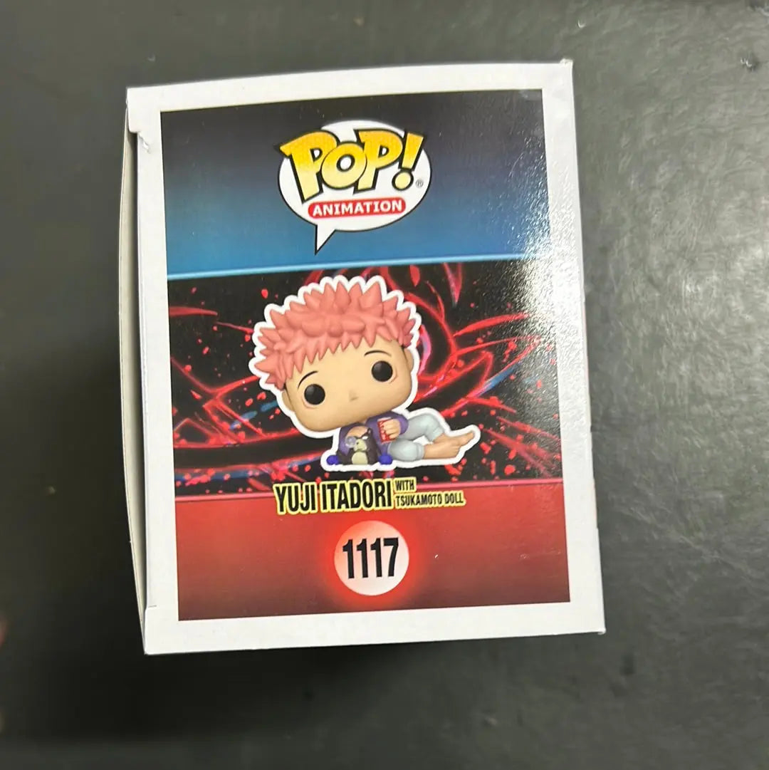 Jujutsu Kaisen Itadori with Tsukamoto Doll Pop! Vinyl Figure #1117 FRENLY BRICKS - Open 7 Days