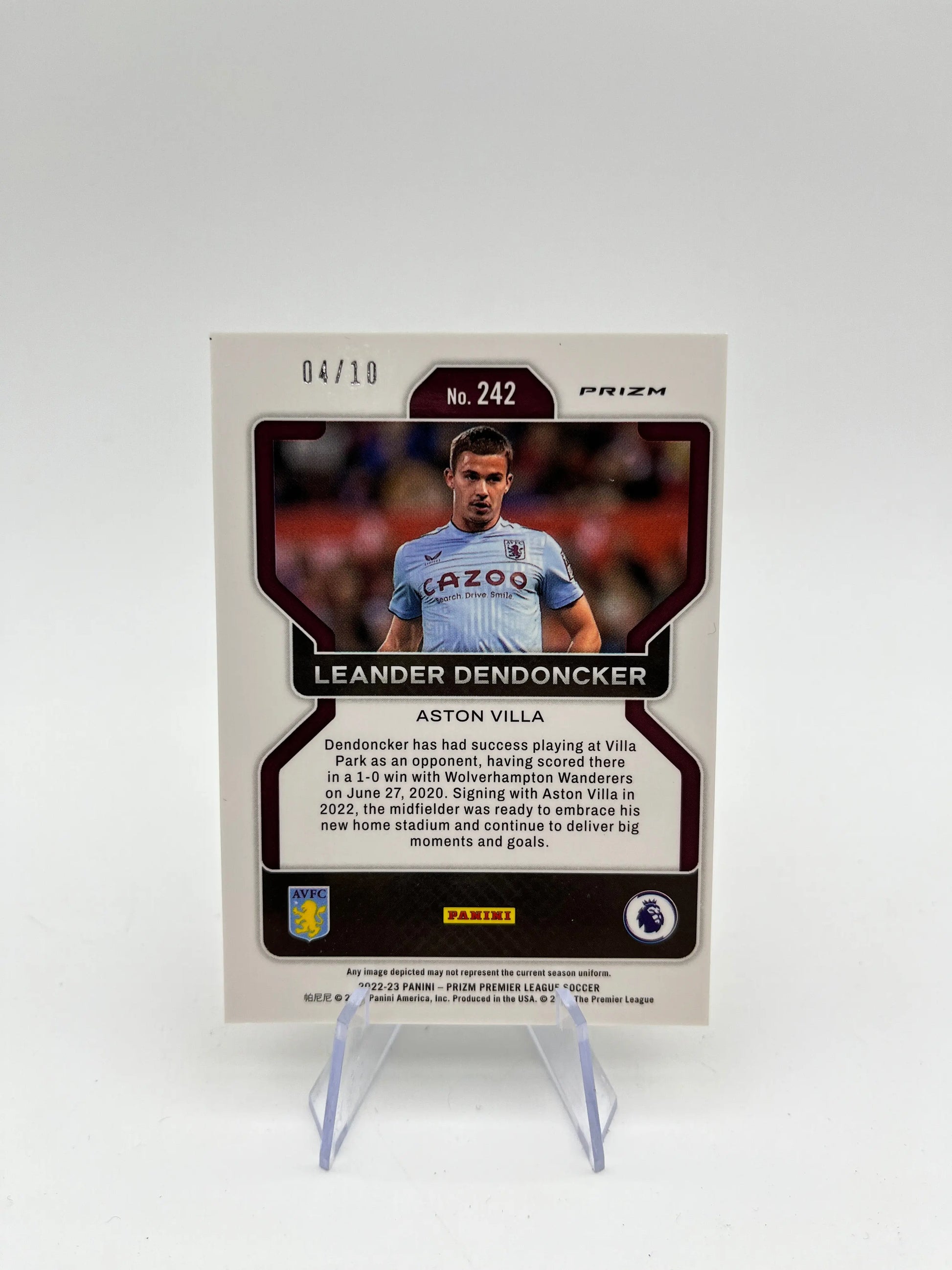 Aston Villa Players Sport Cards Autographed/Numbered/Patch/ Bundle FRENLY BRICKS - Open 7 Days