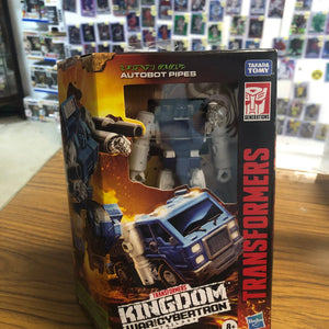 Transformers Kingdom War for Cybertron - Autobot Pipes - 2021 Hasbro FRENLY BRICKS - Open 7 Days