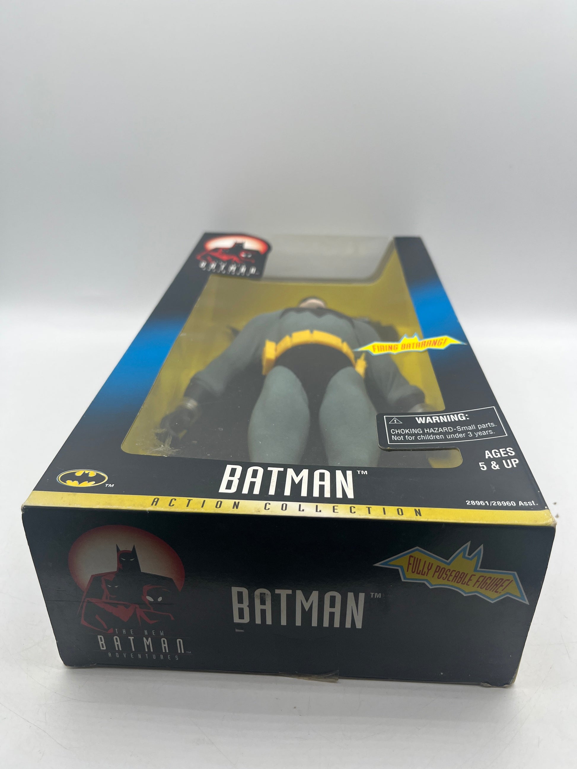 1997 Kenner The New Batman Adventures - 12" BATMAN with Firing Batarang FRENLY BRICKS - Open 7 Days