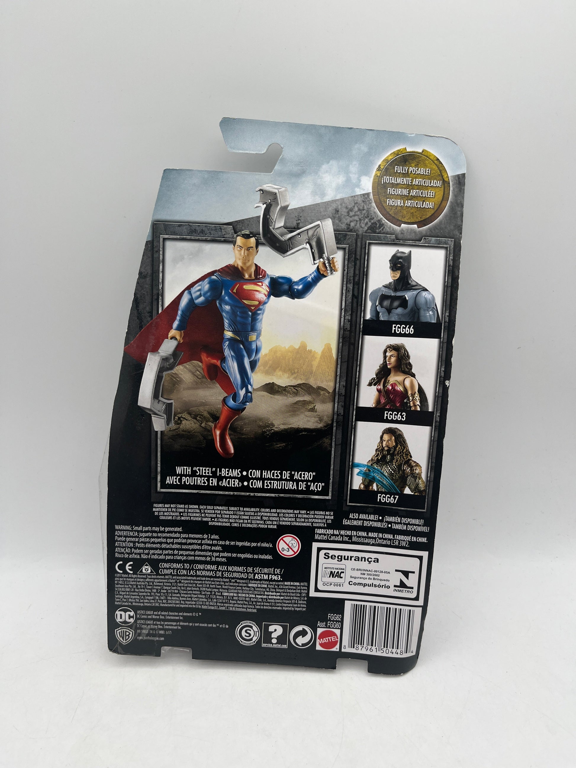 Mattel Justice League Movie Superman Action Figure 6” 2017 FRENLY BRICKS - Open 7 Days