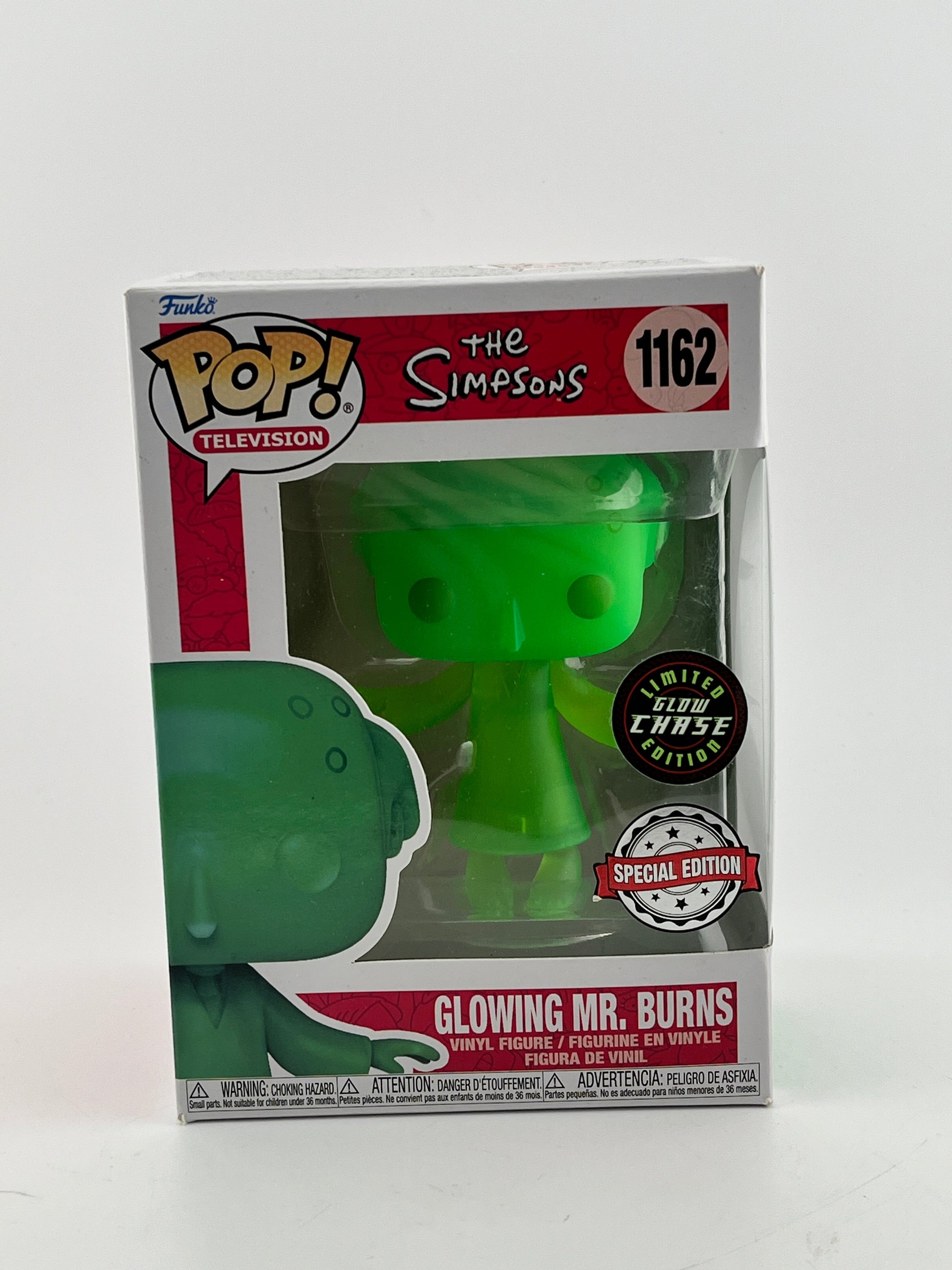 Funko POP! Television the Simpsons - Glowing Mr. Burns #1162 - Glow Chase Edition Special Edition FRENLY BRICKS - Open 7 Days