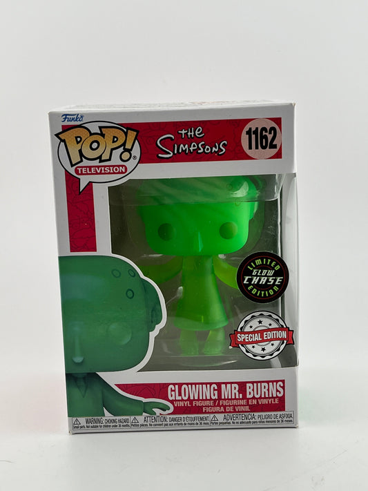 Funko POP! Television the Simpsons - Glowing Mr. Burns #1162 - Glow Chase Edition Special Edition FRENLY BRICKS - Open 7 Days