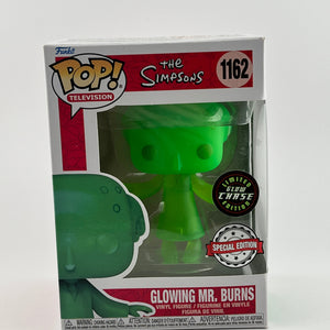 Funko POP! Television the Simpsons - Glowing Mr. Burns #1162 - Glow Chase Edition Special Edition FRENLY BRICKS - Open 7 Days