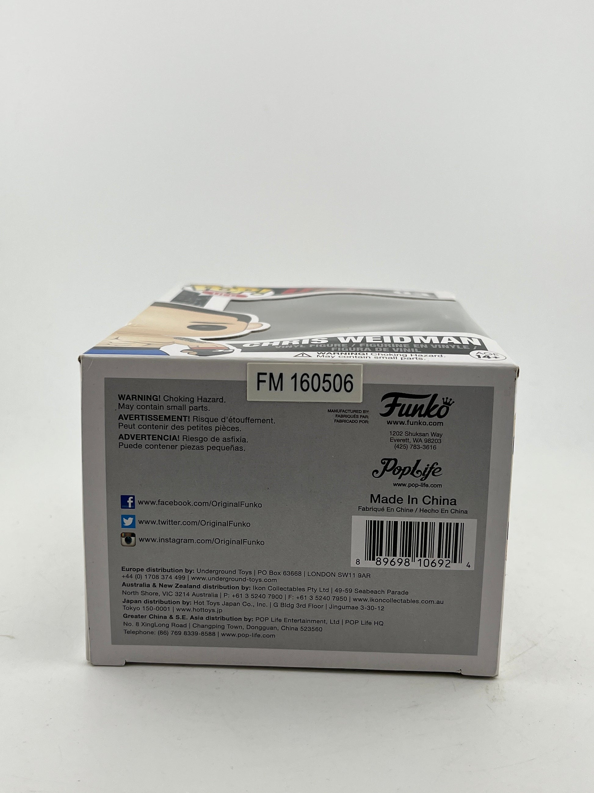 Funko POP! UFC - Chris Weidman #03 - Vinyl Collectable FRENLY BRICKS - Open 7 Days