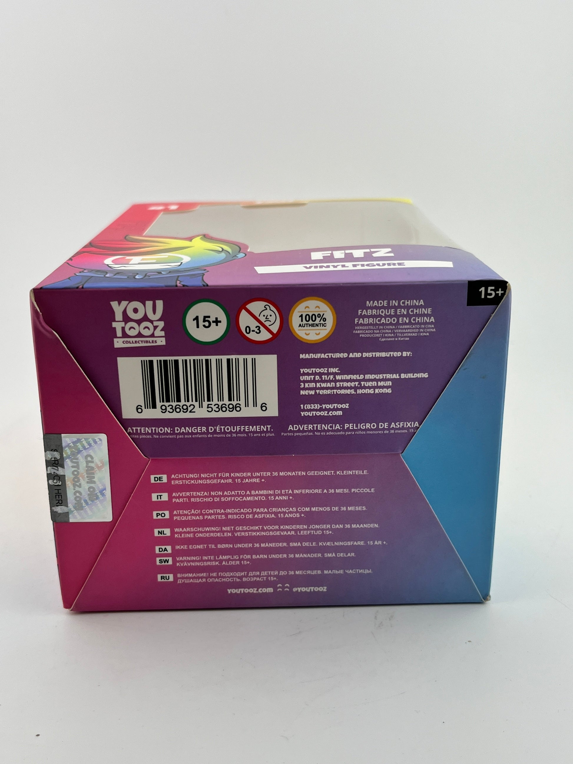 YouTooz Collectibles - Fitz #1 - Vinyl Collectable - Rainbow FRENLY BRICKS - Open 7 Days