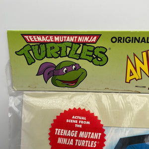 Teenage Mutant Ninja Turtles, Animation Production Cel MWS (1991) W/COA Leonardo FRENLY BRICKS - Open 7 Days