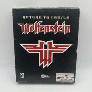 PC Game Return to Castle Wolfenstein (PC 2001) Big Box version +combinedshipping FRENLY BRICKS - Open 7 Days