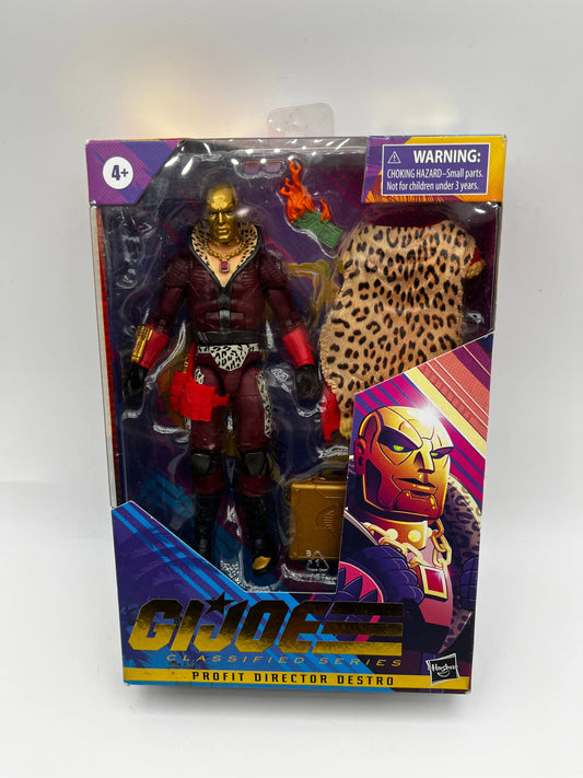Hasbro GI JOE Classified Series Profit Director Destro Action Figure FRENLY BRICKS - Open 7 Days