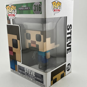 Funko POP! Games Mojang Minecraft - Steve #316 - Vinyl Collectable FRENLY BRICKS - Open 7 Days