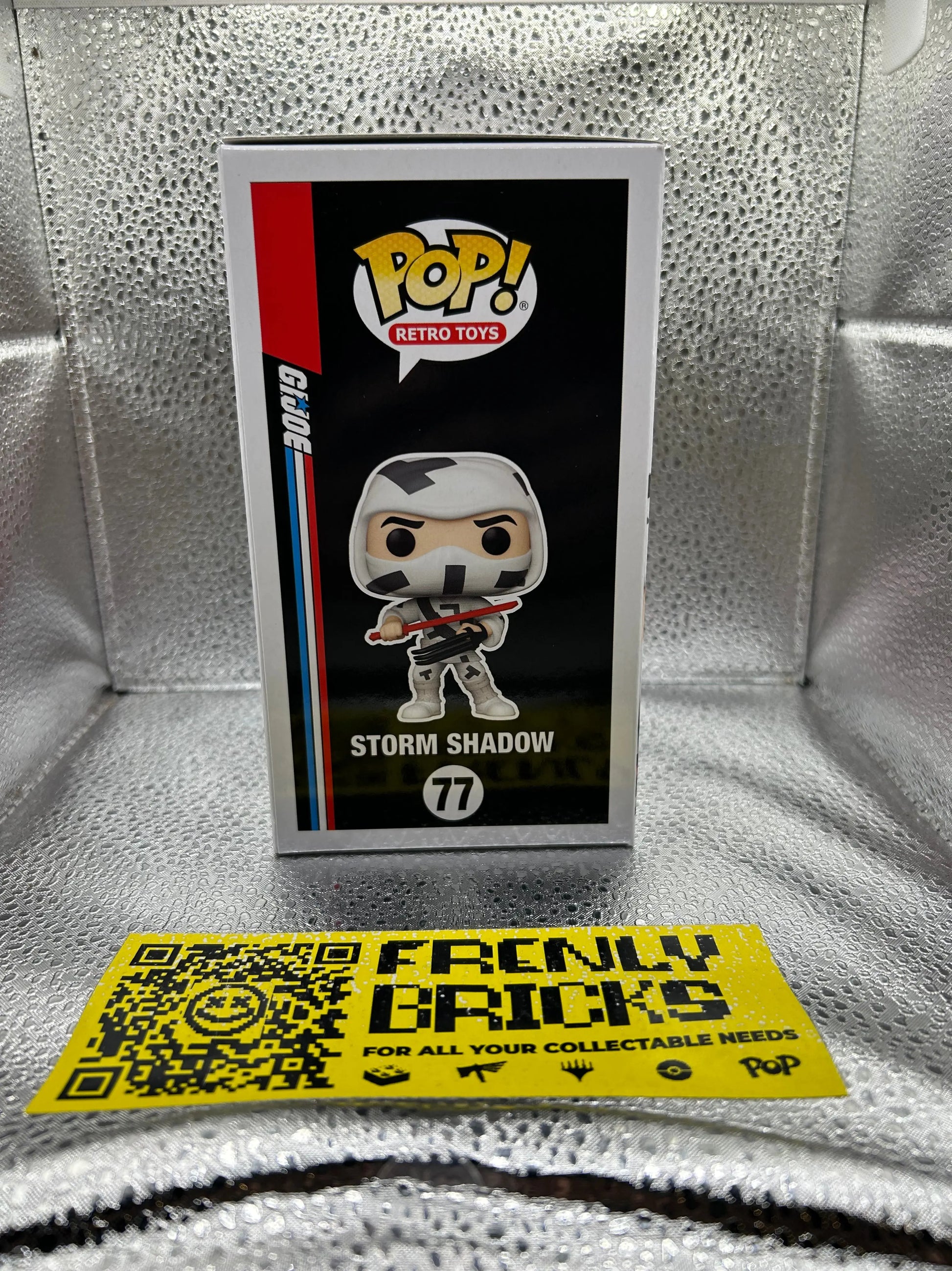 Pop Vinyl #77 Storm Shadow G.I.Joe FRENLY BRICKS - Open 7 Days