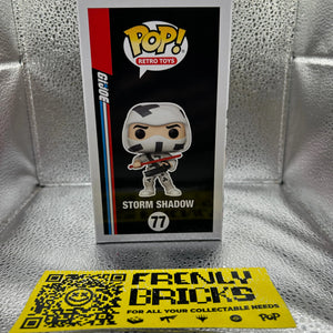 Pop Vinyl #77 Storm Shadow G.I.Joe FRENLY BRICKS - Open 7 Days