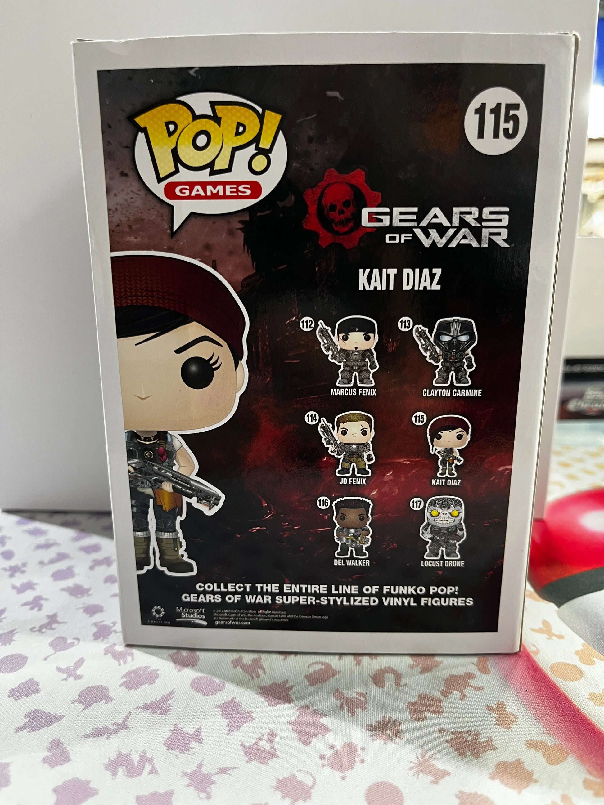 FUNKO POP VINYL Games Gears of War Kat Diaz #115 FRENLY BRICKS - Open 7 Days
