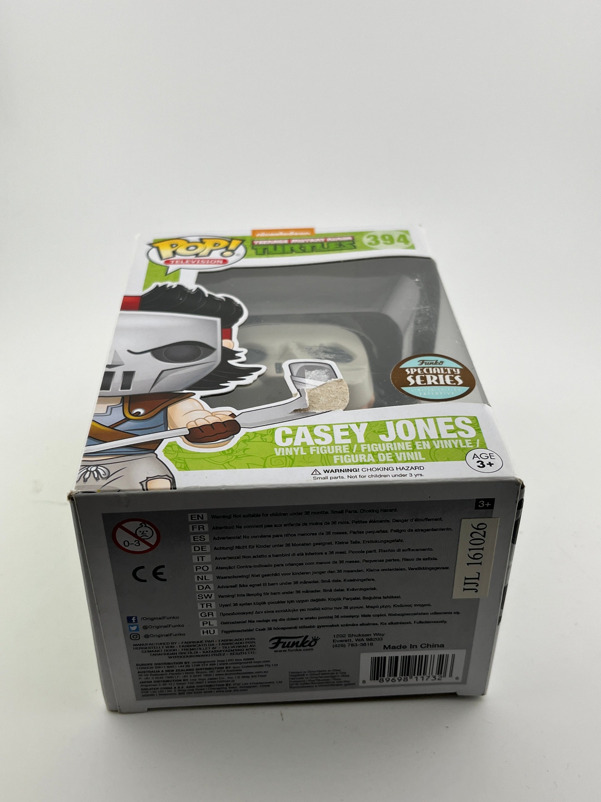 Funko POP! Television Teenage Mutant Ninja Turtles - Casey Jones #394 - Specialty Series FRENLY BRICKS - Open 7 Days