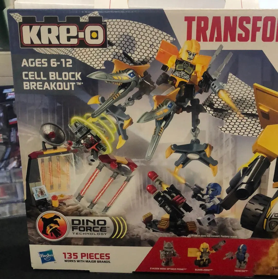 KRE-O Transformers Cell Block Break Out set Optimus Prime Bumblebee Vehicon FRENLY BRICKS - Open 7 Days