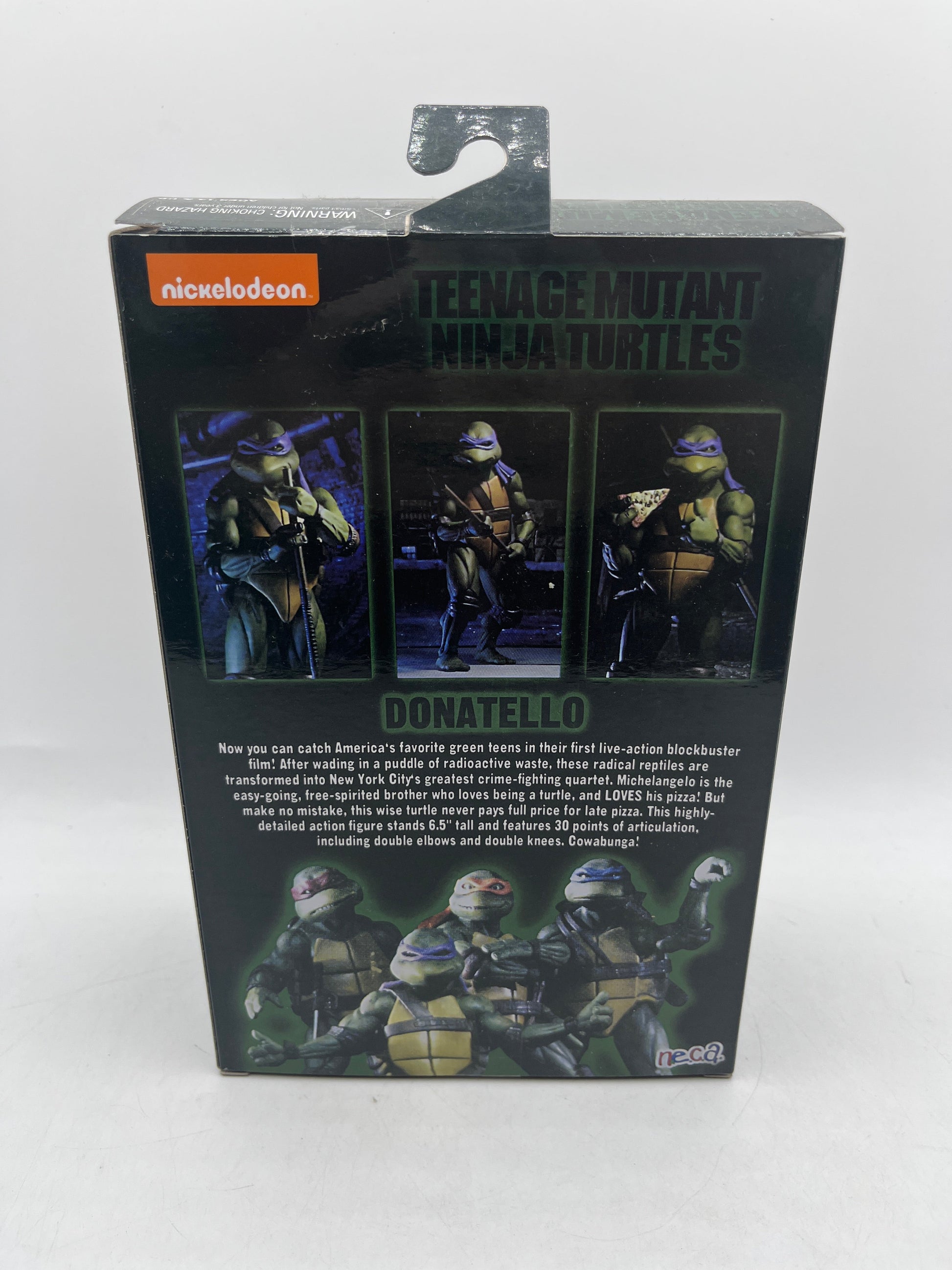 NECA Donatello Teenage Mutant Ninja Turtles Figure 1990 Movie Gamestop FRENLY BRICKS - Open 7 Days