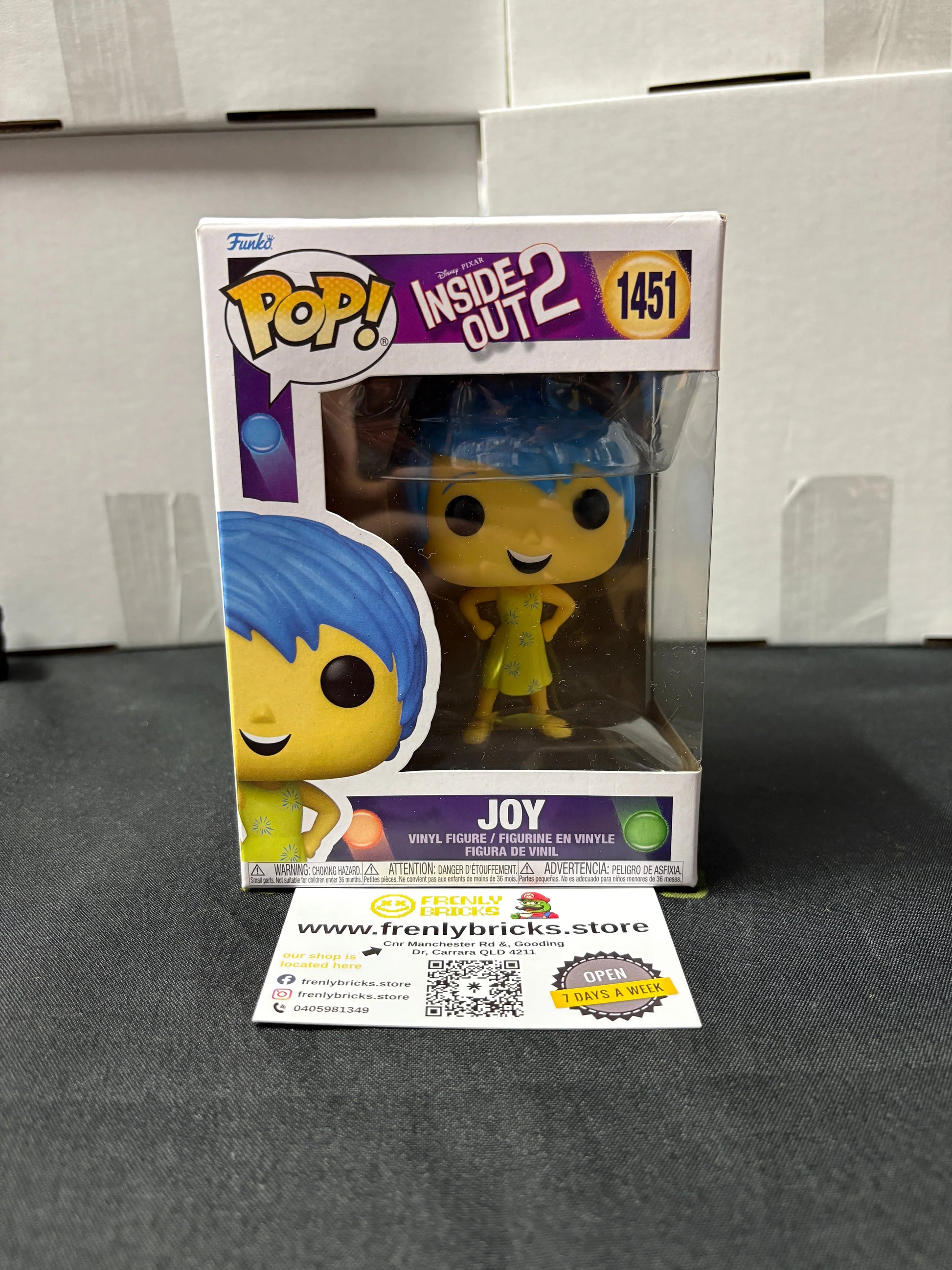 FUNKO Pop Vinyl Joy #1451 FRENLY BRICKS - Open 7 Days