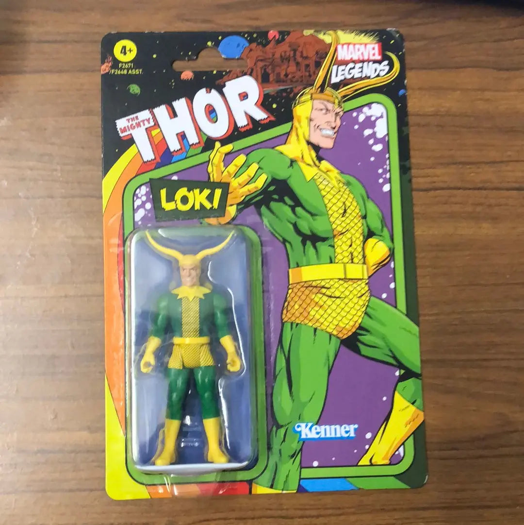 Hasbro Marvel Legends Series 9.5 cm Retro 375 Collection Loki Action Figure Toy FRENLY BRICKS - Open 7 Days