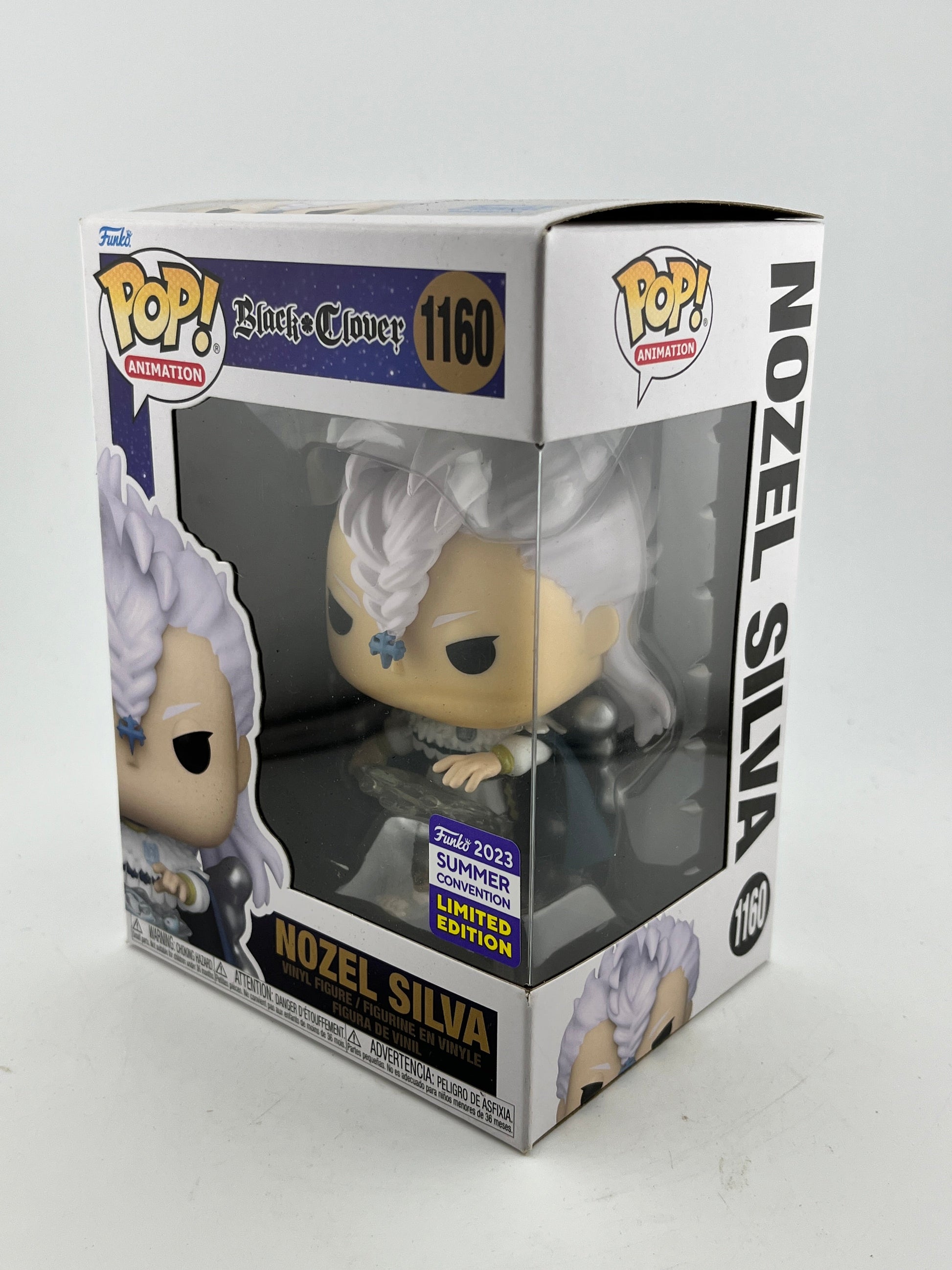 Funko POP! Animation Black Clover - Nozel Silva #1160 - 2023 Summer Limited Edition FRENLY BRICKS - Open 7 Days