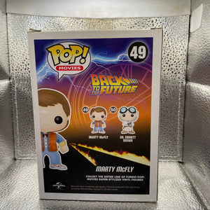 Funko Pop Marty McFly # 49 Back to the Future Vinyl Action Figure FRENLY BRICKS - Open 7 Days