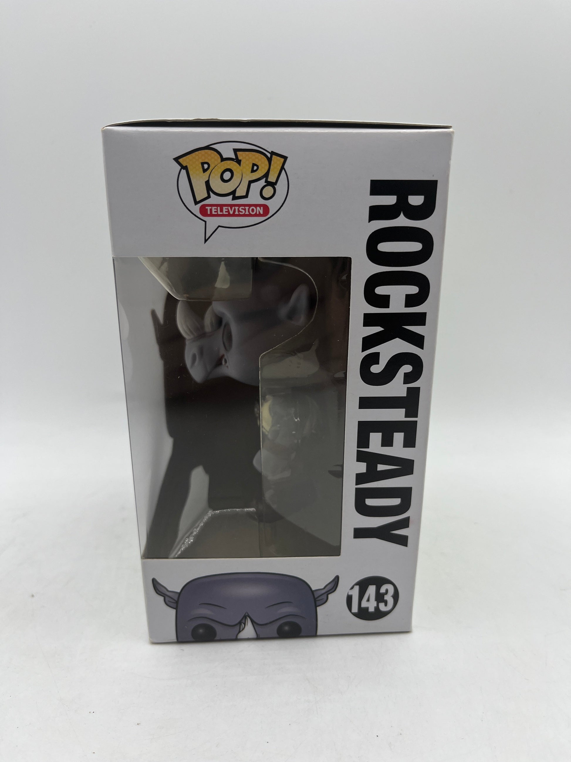 Funko Pop! Television TMNT Teenage Mutant Ninja Turtles Rocksteady #143 FRENLY BRICKS - Open 7 Days