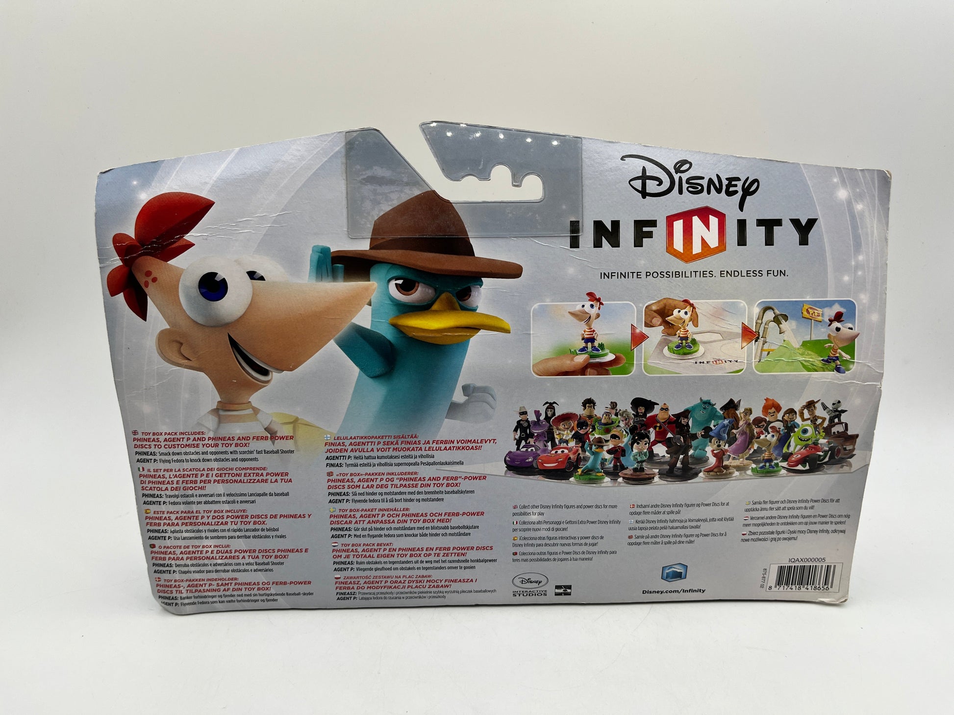 Disney Infinity - Phineas and Agent P (2 Pack) & Power Discs - Sealed FRENLY BRICKS - Open 7 Days