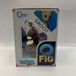 Marvel Guardians of The Galaxy Vol 2 QFig Rocket And Groot Figure Statue FRENLY BRICKS - Open 7 Days