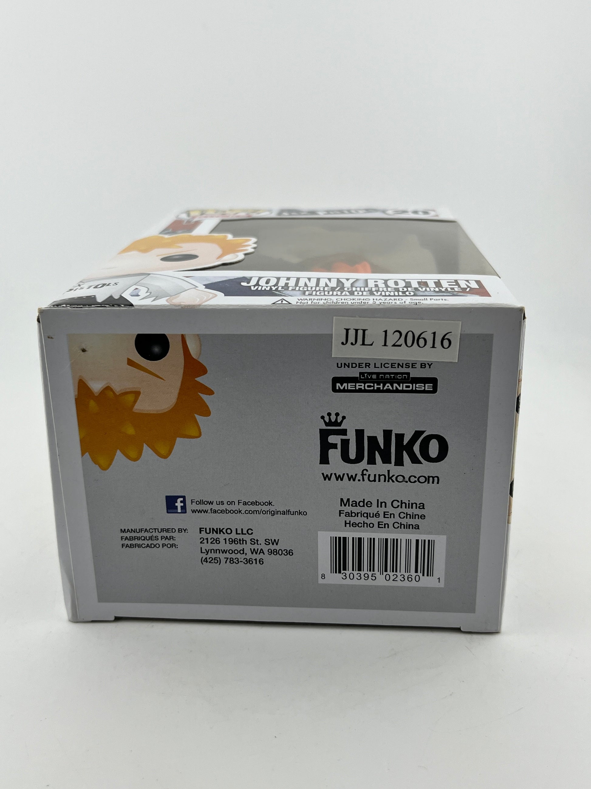 Funko POP! Rocks Sec Pistols - Johnny Rotten #20 - Vinyl Collectable FRENLY BRICKS - Open 7 Days