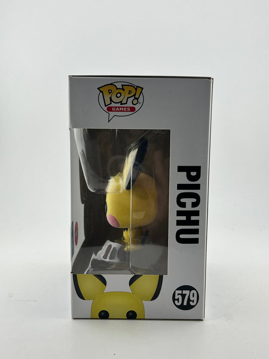 Funko POP! Games Pokémon - Pichu #579 - Flocked 2020 Limited Edition Exclusive FRENLY BRICKS - Open 7 Days