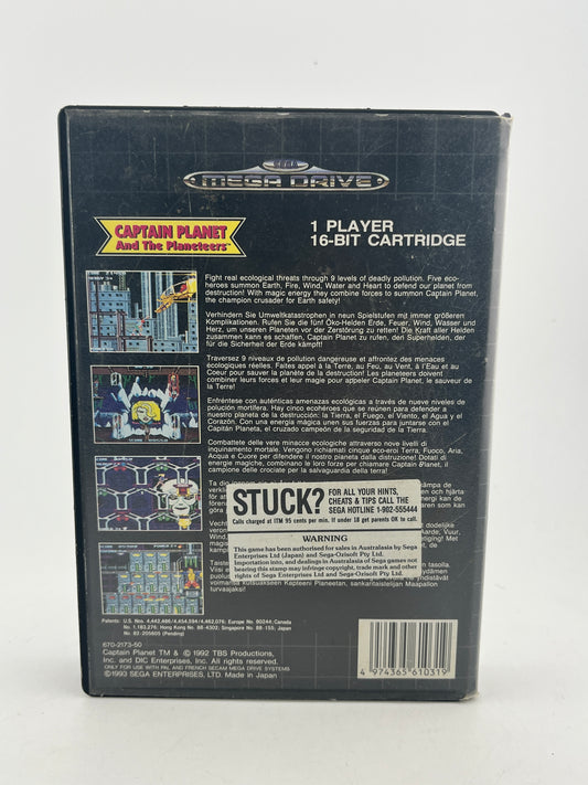 Captain Planet And The Planeteers - Sega Mega Drive Boxed - No Manual PAL