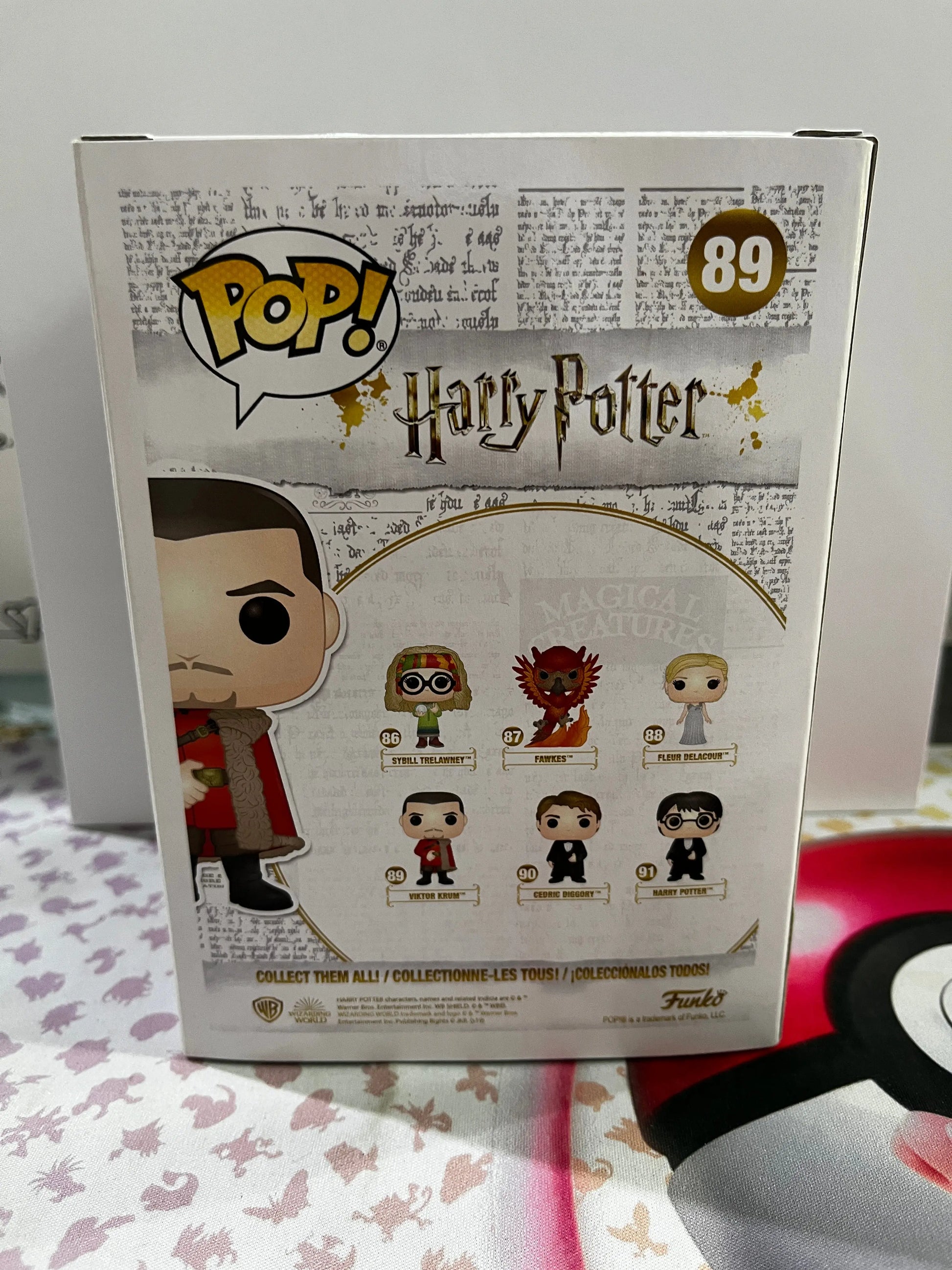 Funko Pop Vinyl Harry Potter Viktor Krum #89 FRENLY BRICKS - Open 7 Days