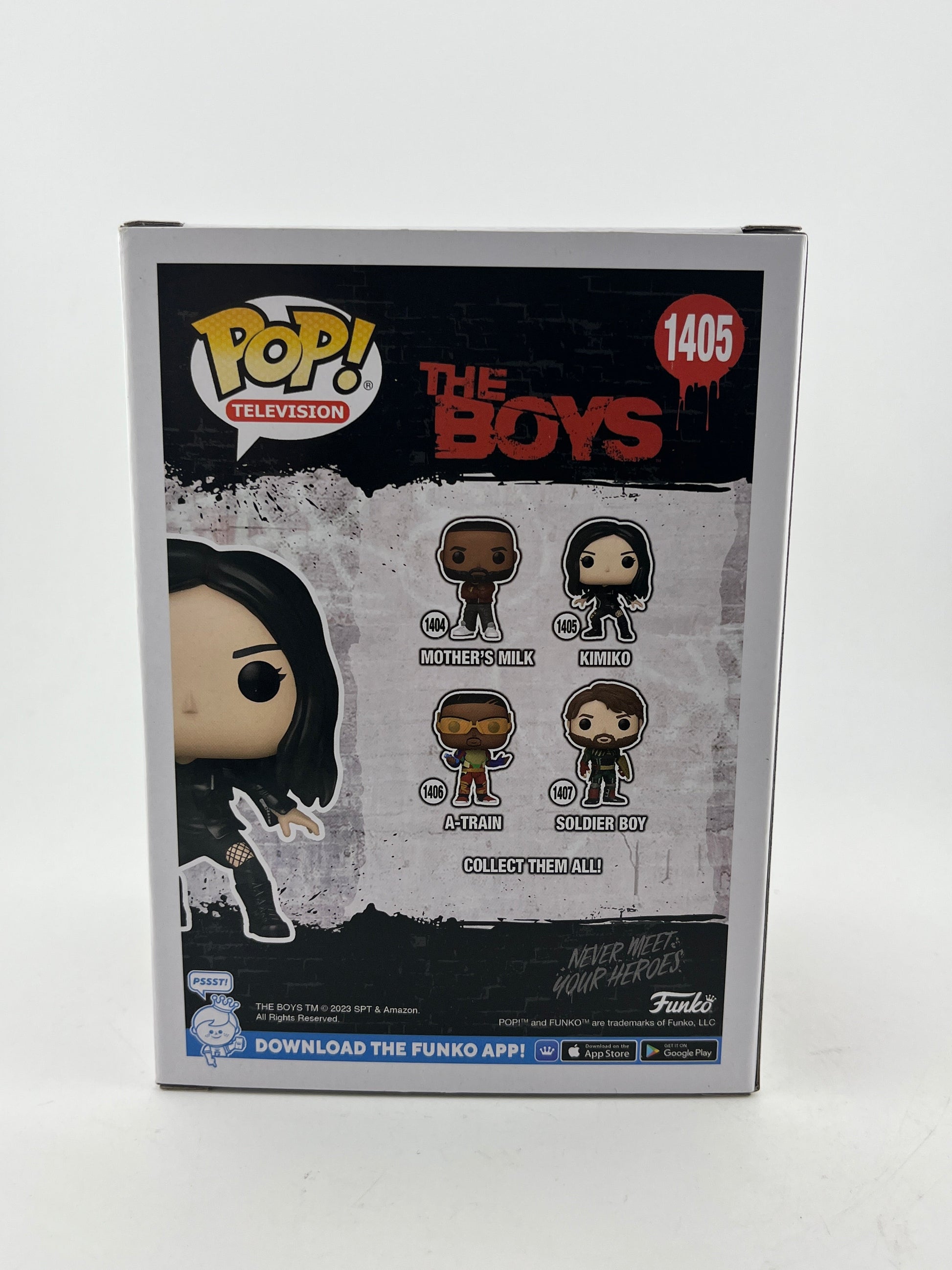 Funko POP! Television The Boys - Kimiko #1405 - Signed Karen Fukuhara - No COA FRENLY BRICKS - Open 7 Days