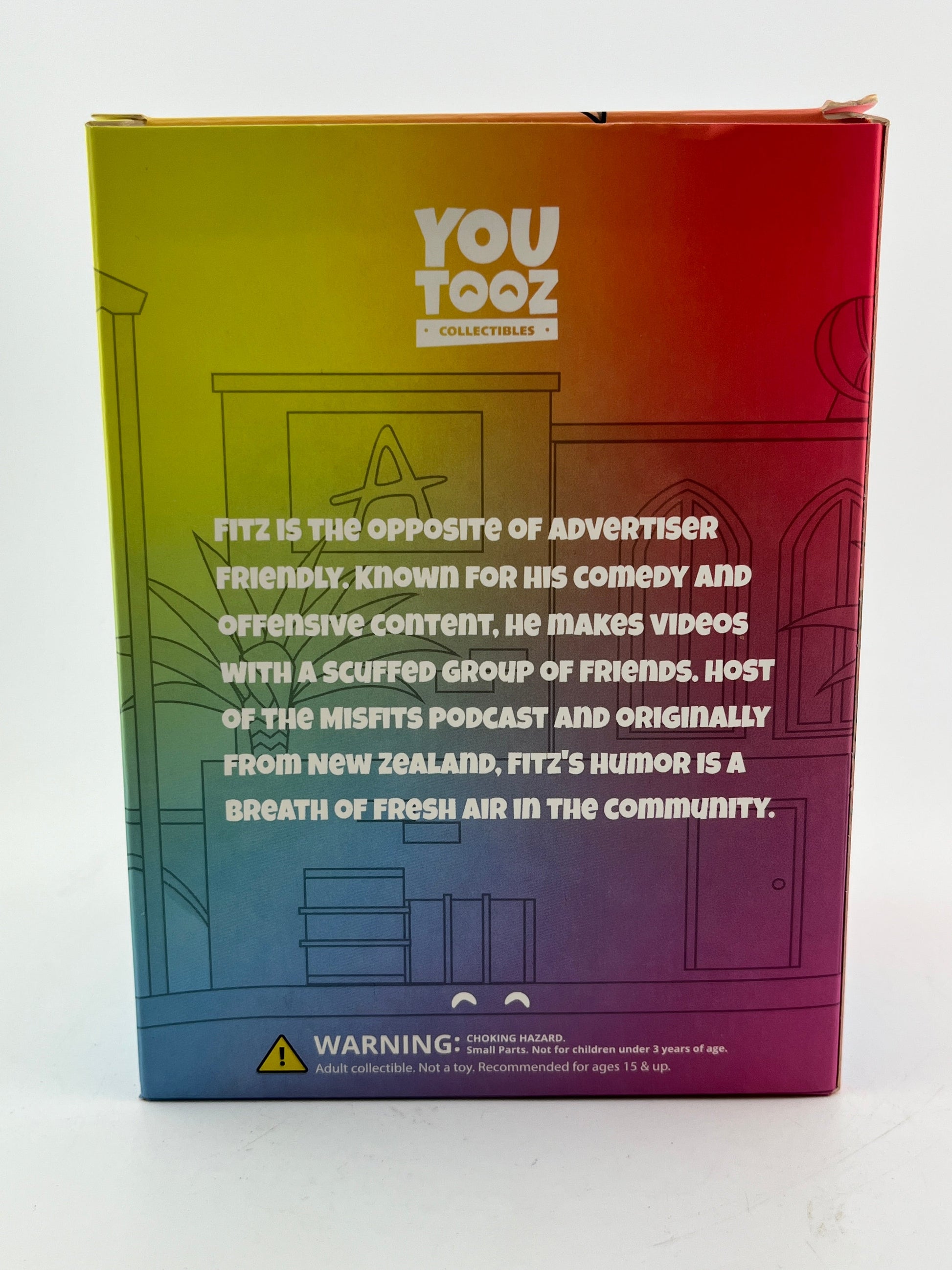 YouTooz Collectibles - Fitz #1 - Vinyl Collectable - Rainbow FRENLY BRICKS - Open 7 Days