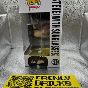 Pop Vinyl Tv Stranger Things Steve (With Sunglasses) Hot Topic Exclusive FRENLY BRICKS - Open 7 Days