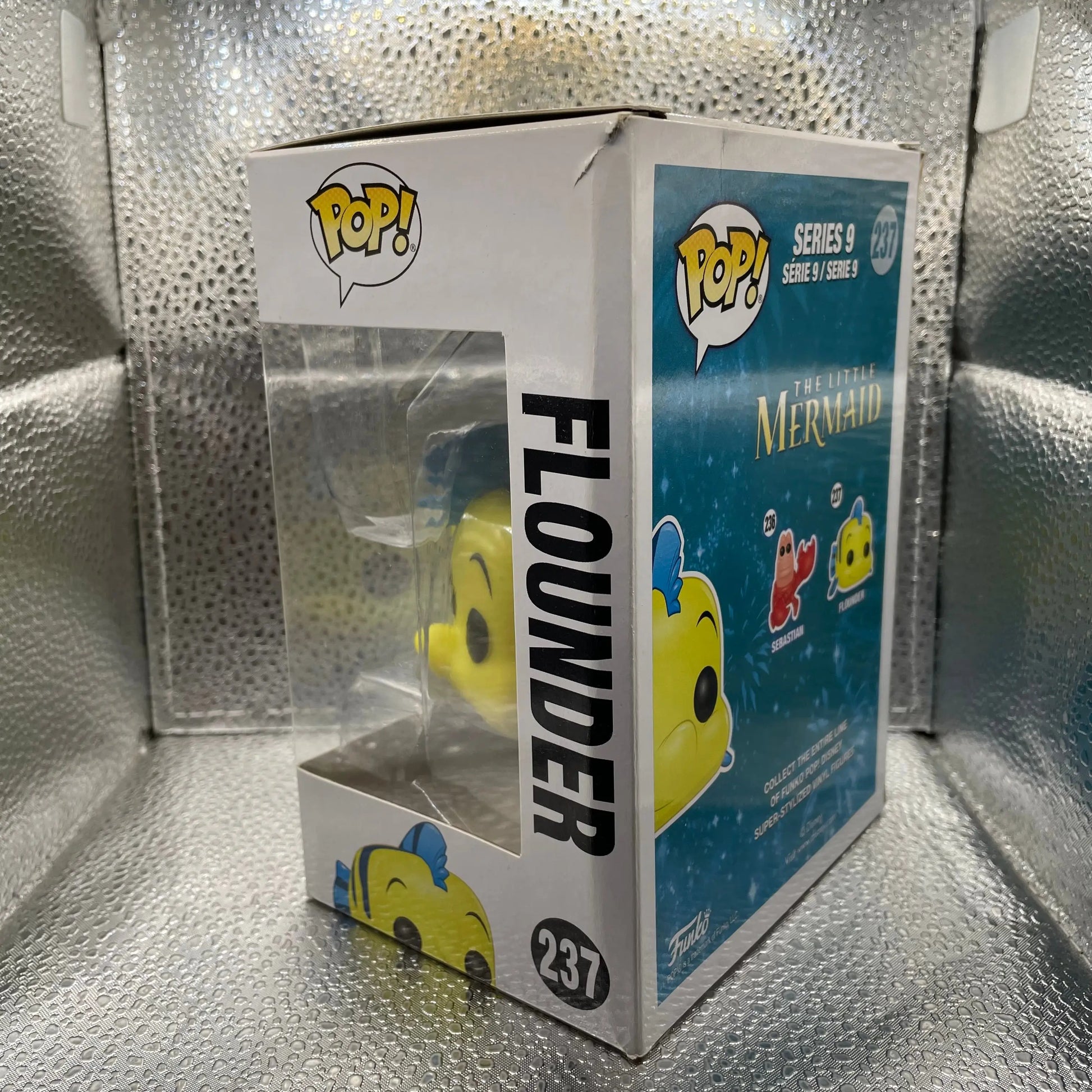 The Little Mermaid Flounder Funko Pop Vinyl #237 Used (Flopper from Fortnite) FRENLY BRICKS - Open 7 Days