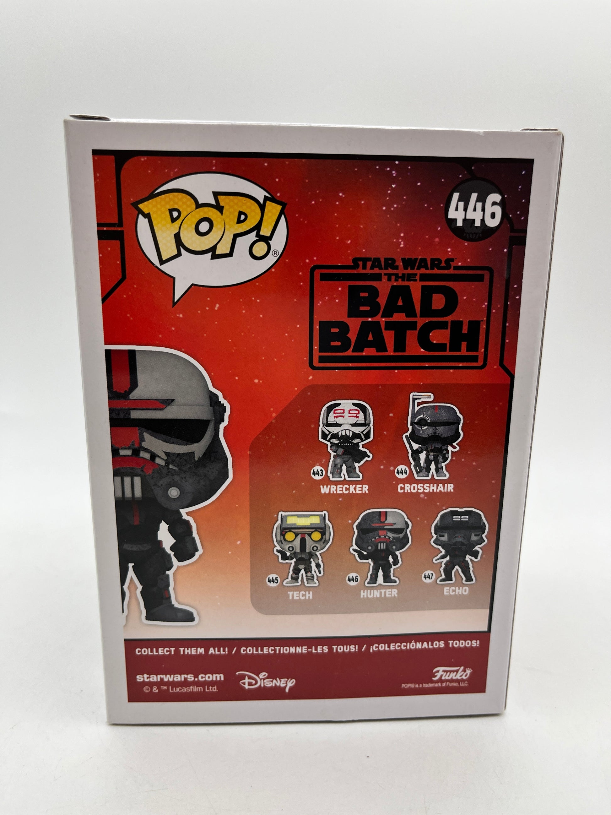 Funko POP! Star Wars Bad Batch - Hunter #446 - Vinyl Collectable FRENLY BRICKS - Open 7 Days