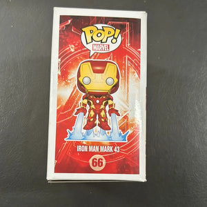 Pop Vinyl Marvel #66 Iron Man Mark 43 FRENLY BRICKS - Open 7 Days