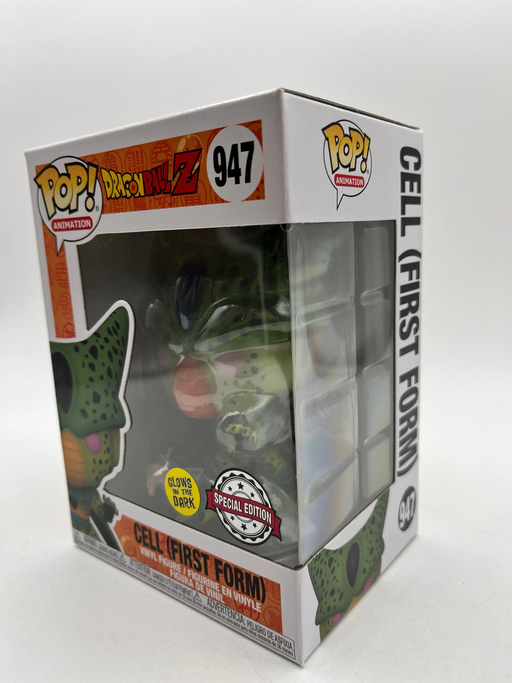 Funko POP! Animation DragonBall Z Cell (First Form) #947 - Glow Special Edition FRENLY BRICKS - Open 7 Days