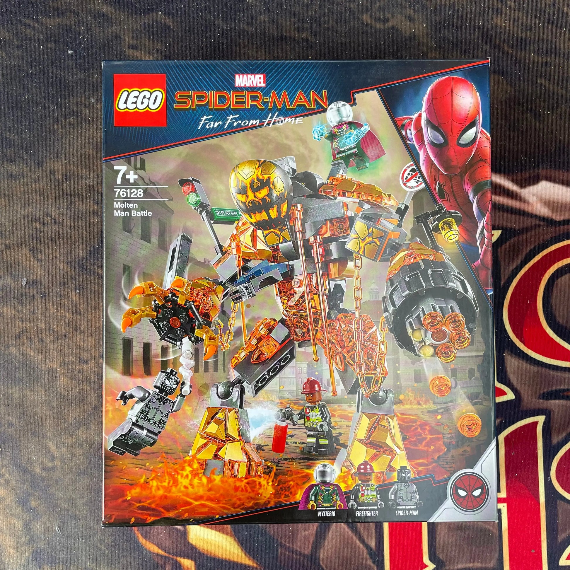 Lego Marvel Spider-Man Far From Home Molten Man Battle 76128 Brand New & Sealed Lego Set Genuine FRENLY BRICKS - Open 7 Days