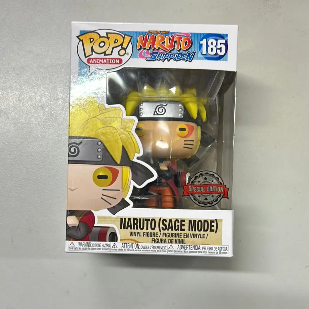 Pop Vinyl Naruto #185 Naruto (Sage Mode) FRENLY BRICKS - Open 7 Days