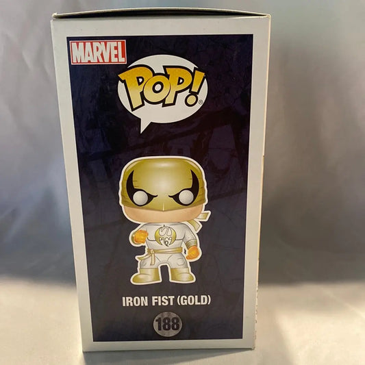 Funko POP! Iron Fist (GOLD) #188 - FRENLY BRICKS - Open 7 Days