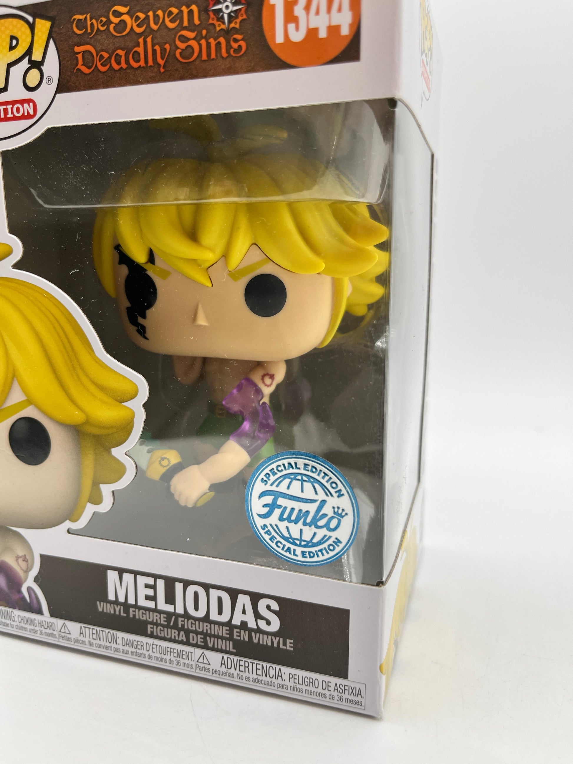 Funko POP! Animation The Seven Deadly Sins Meliodas #1344 - Special Edition FRENLY BRICKS - Open 7 Days