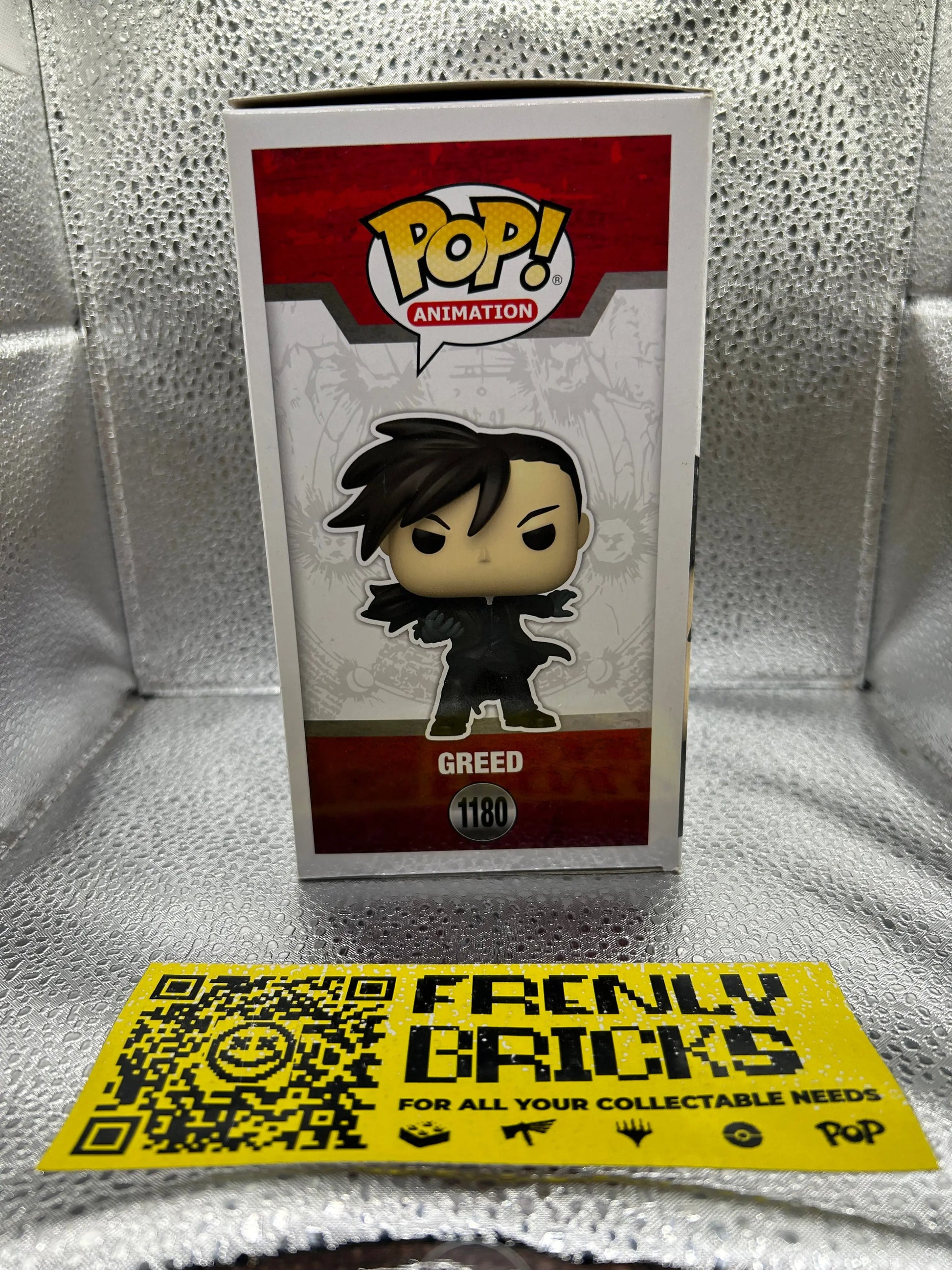 Pop Vinyl #1180 Greed Fullmetal Alchemist FRENLY BRICKS - Open 7 Days