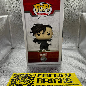 Pop Vinyl #1180 Greed Fullmetal Alchemist FRENLY BRICKS - Open 7 Days