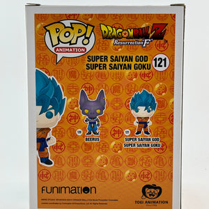 Funko POP! Animation DragonBall Z Res F - SSGSS Goku #121 - Vinyl Collectable FRENLY BRICKS - Open 7 Days