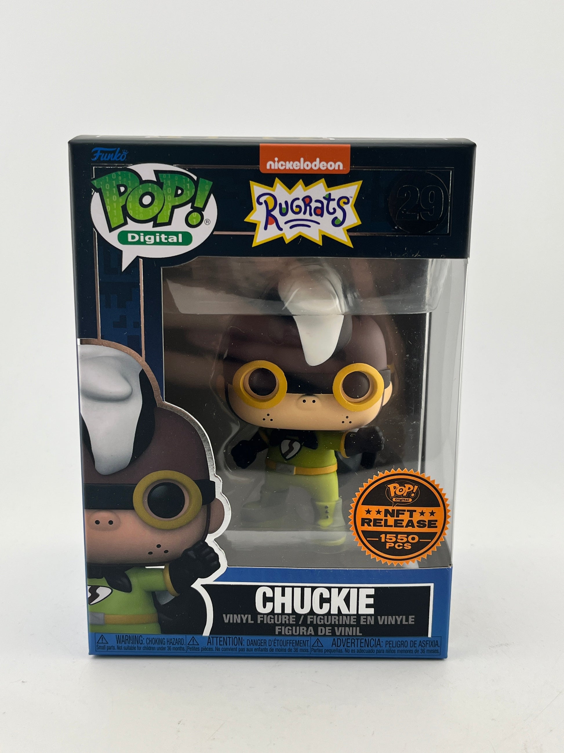 Funko POP! Digital Rugrats - Chuckie #29 - NFT Digital Release 1550 Pcs FRENLY BRICKS - Open 7 Days