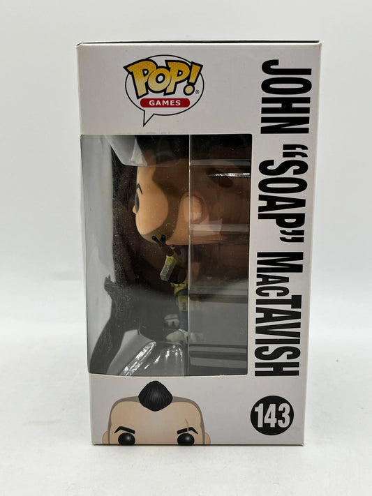 Funko POP! Games - Call Of Duty - John “Soap” McTavish #143 - Vinyl Collectable FRENLY BRICKS - Open 7 Days