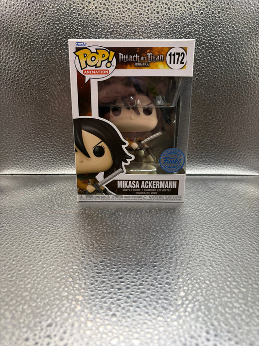 Funko pop Vinyl #1172 Attack On Titan Mikasa Ackermann FRENLY BRICKS - Open 7 Days